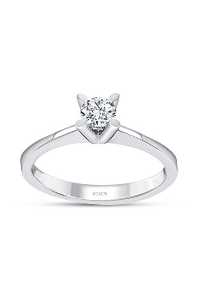 Keops Pırlanta D Renk 0.20 Karat Pırlanta Tektaş Yüzük