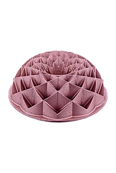 OMS Collection 24 cm Granit Döküm Kek Kalıbı Rose Pink