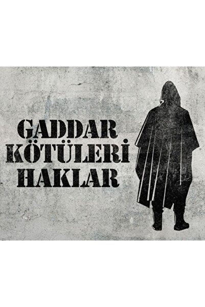 BENİMSER REKLAM Gaddar Kötüleri Haklar 20x15 cm Sticker Araba, Motorsiklet, L...