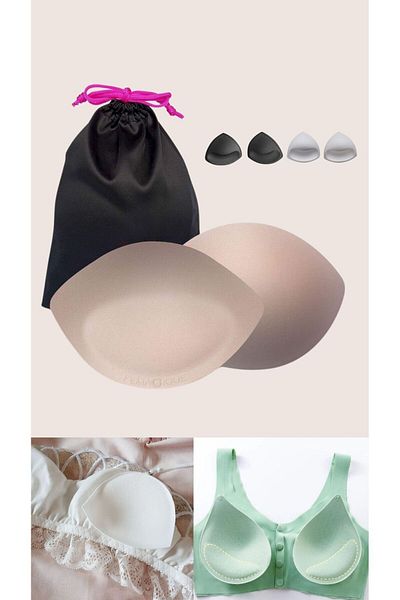 Tina Wear Sutien pentru femei Push Up White Under Dress Cup HM85229-ADHESIVE
