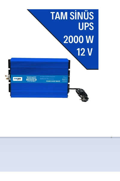 Carspa 2000W-12V TAM SİNÜS İNVERTER (UPS)