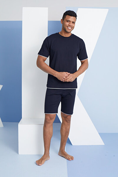 KLY ERKEK DAMAT 4 PARÇA ÇEYİZİLİK KUTULU PİJAMA TAKIMI