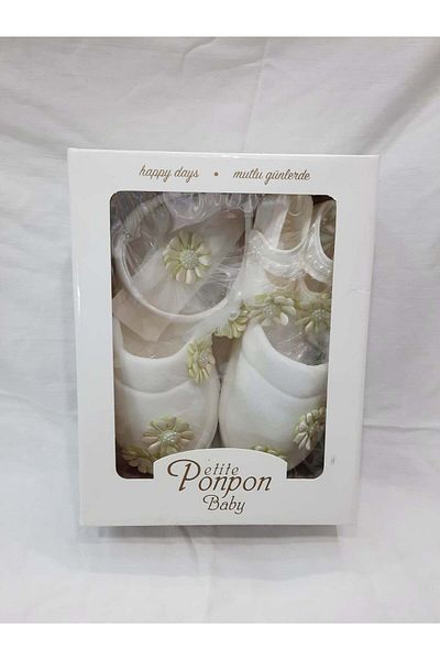 BERKAY Pompom Mother and Baby Maternity Set 4 Pieces from Berkaysun Textile