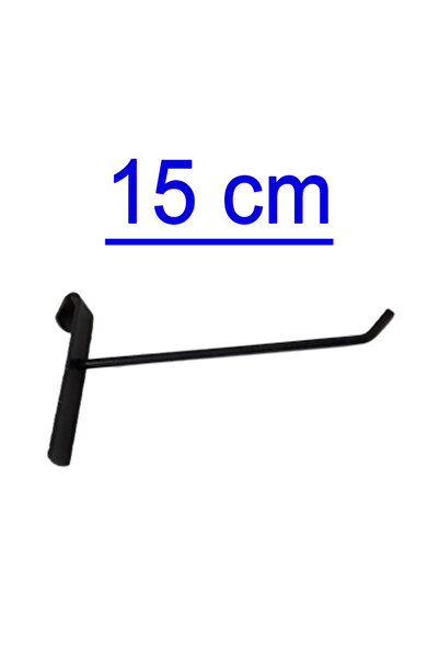 GRİDEKOR 75 bucăți cârlig pentru panou din sârmă neagră de 15 cm, cârlig pent...