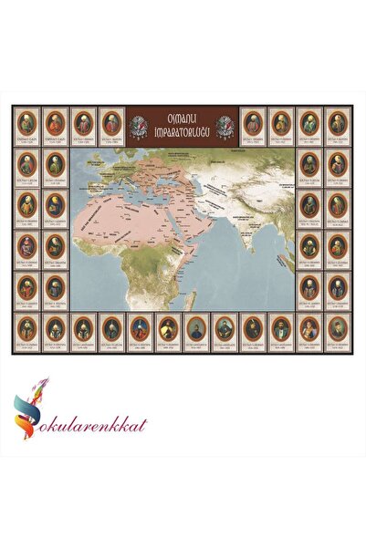 okularenkkat Osmanlı Padişahları Ve Osmanlının En Geniş Sınırları Haritası