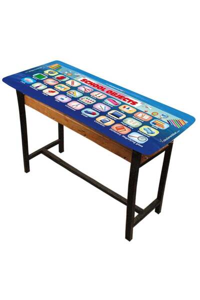 okularenkkat Husă elastică pentru cărți de învățare a obiectelor în engleză