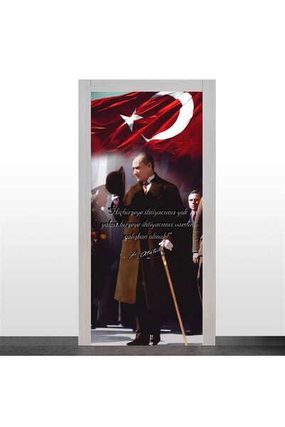 okularenkkat Atatürk Ve Bayrak Kapı Giydirme