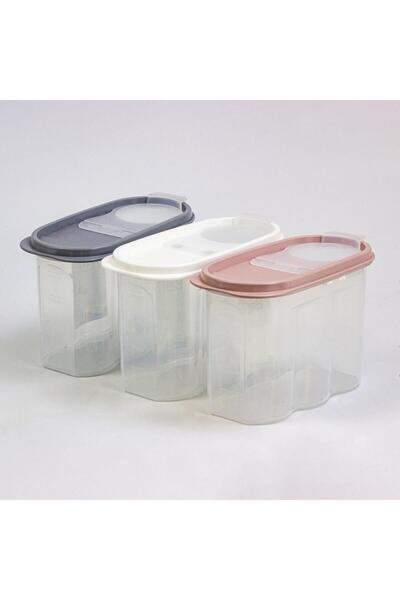 HOBBY LİFE Hobby Life 2 No Berry Food Container (1.2 Lt.) 3 pcs