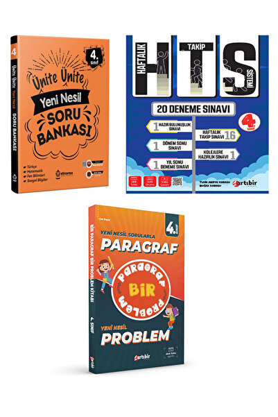 Artıbir Yayıncılık 4. Sınıf Atlıkarınca Sb+ Hts Deneme+Paragraf ve Problem So...