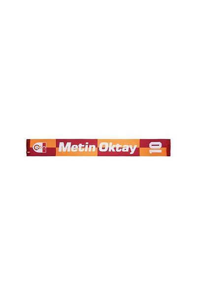 Galatasaray Metin Oktay Scarf Shawl Scarf Gift with Wooden Box
