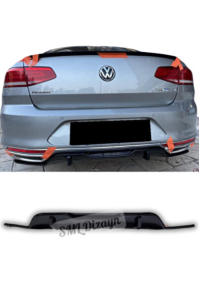SML Dizayn Volkswagen Passat B8 2015-2019 Difüzör-Difizör PLASTİK İTHAL Passa...