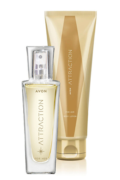 AVON Attraction Kadın Parfüm 30 Ml. ve Vücut Losyonu Paketi