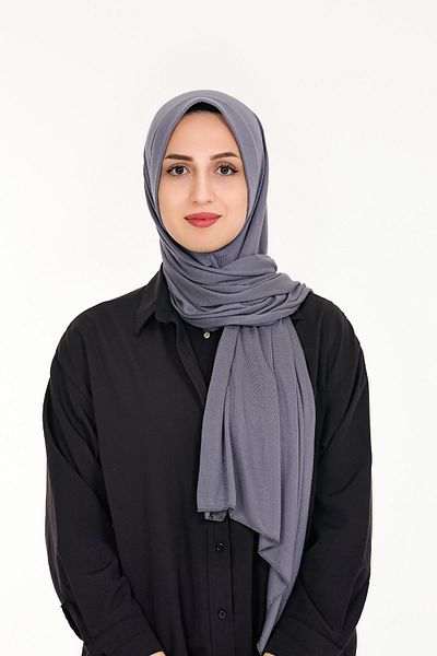 Sensu Hijab Practical Snap-on Έτοιμο χτενισμένο βαμβακερό σάλι