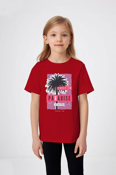 ADABEBEK Tricou pentru fetiță cu ursuleț de pluș cu detalii cu raze X