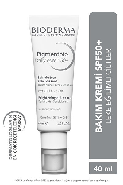 Bioderma PIGMENTBİO DAILY CARE SPF50 ANTI-BLEMİSH SKIN RENEWAL VITAMIN E AND C CREAM 40 ML GKHAİR351