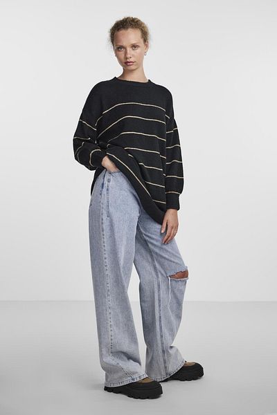 PIECES PCBEVERLY LS O-NECK LONG KNIT BC