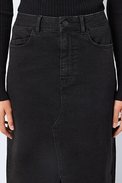 Noisy May NMKATH NW СПІДНИЦЯ МІДІ З РОЗРІЗОМ VI478BL NOOS