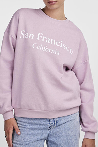 PIECES PCFREYA LS OVERSIZE SWEAT