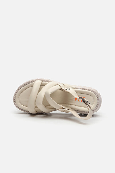 Yaya by Hotiç Beige Women's Sandals 01SAY269850A310