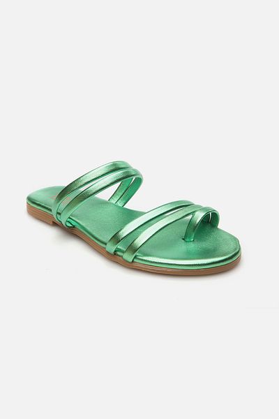 Yaya by Hotiç Women's Fistic Green Slippers 01TEY269740A810