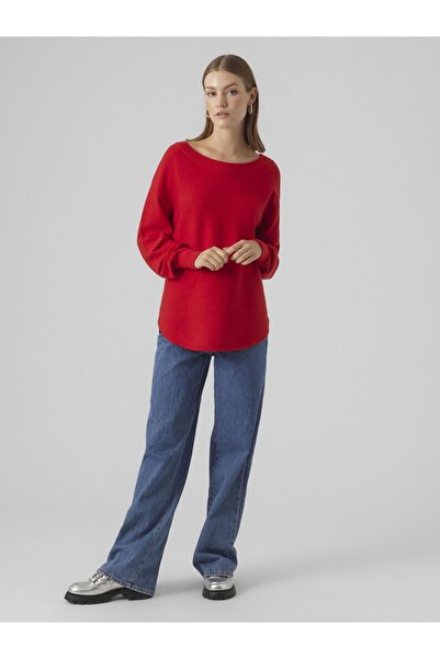 Vero Moda Strickpullover VMNANCY LS BOATNECK PULLOVER GA EXC