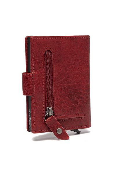 The Chesterfield Brand Antique Buff Credit card case RFID protection Leather 7 cm
