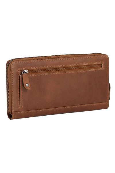 The Chesterfield Brand Wax Pull Up Wallet RFID protection Leather 19 cm