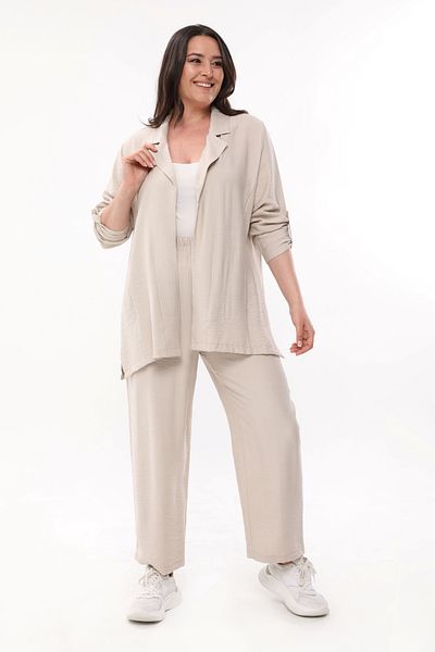 Star Büyük Beden Plus Size Flowy Jacket