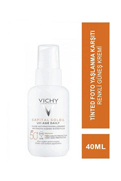 Vichy Capıtal Soleıl Uv-age Daıly Tınted Renkli Yaşlanma Karşıtı Spf 50 50 ml