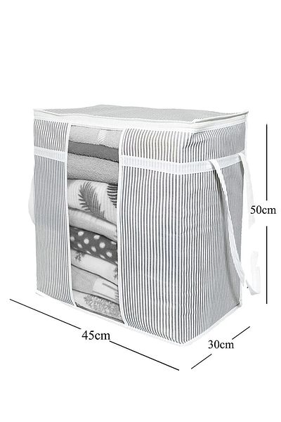 Özlem Toys 4 Pieces 1st Class Windowed Sweater Clothes Clothes Storage Bag 45 X 40 X 30 Cm