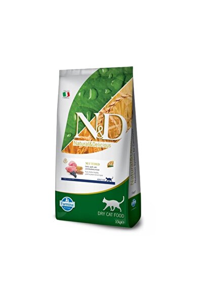 N&D Nd Ancestral Graın Kısır Kedi 10kg Düşük Tahıllı Kuzu Etli Kılçıksız Buğd...