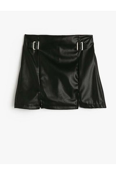 Koton Fustă Pantaloni Scurt fată NEGRU