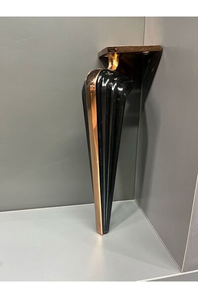 Taşkın Aksesuar Noptiera Angel Metal Foot 21cm Rose+Negru Unitate TV modernă Mobilier Dulap Puf