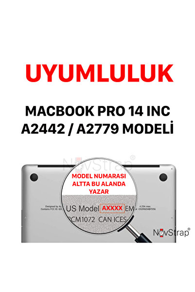 NovStrap حافظة فضية + حافظة لوحة مفاتيح سوداء + فيلم متوافق مع Apple Macbook Pro 14 بوصة M1 M2 A2442 A2779