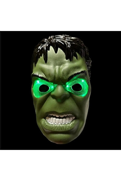 İRHANLAR Led Işıklı Maske Işıklı Hulk Maskesi Led Light Hulk Mask Yeşil Adam ...