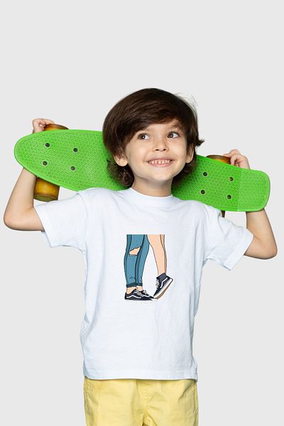 Fanze Tricou cu maneca scurta pentru copii - Love Bll4763