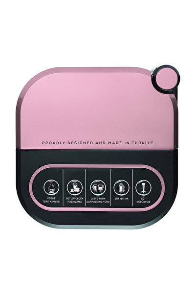 Karaca Hatır Barista Steel Cappuccino Ve Türk Kahve Makinesi Rosegold