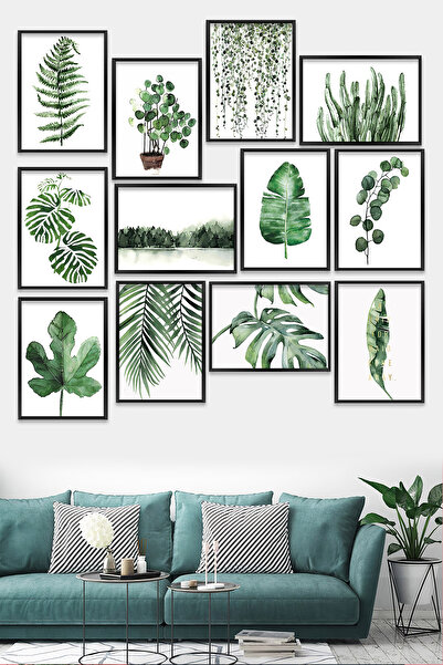 Artavessa 12 Parça Çerçeve Görünümlü Mdf Tablo Seti