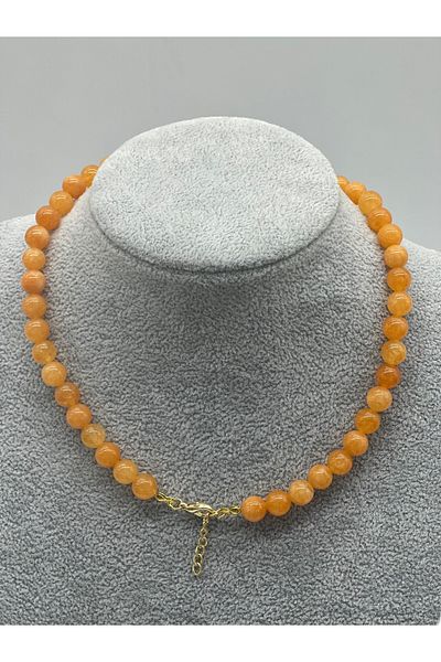 Hobimos Natural Stone Amber Necklace