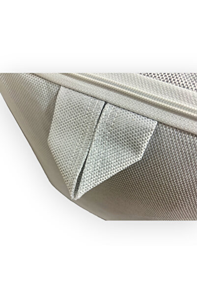 Badel Tekstil Hurç | Melanj, Astarlı, Tekli, Açık Gri, Küçük Boy (35X35X50CM)