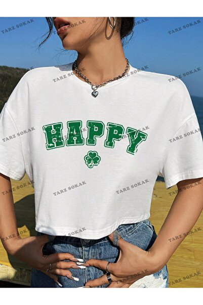 Adrift Cultură COD- 232913   Trifoi norocos și model fericit pentru femei, cu...