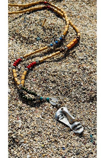 CAPO by Aytaç Yamaç Boho Style Necklace with Wooden Beads
