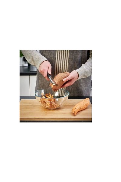 IKEA 17 cm Ikea Stainless Steel Peeler - Straight Peeling Knife, Potato and Vegetable Peeler