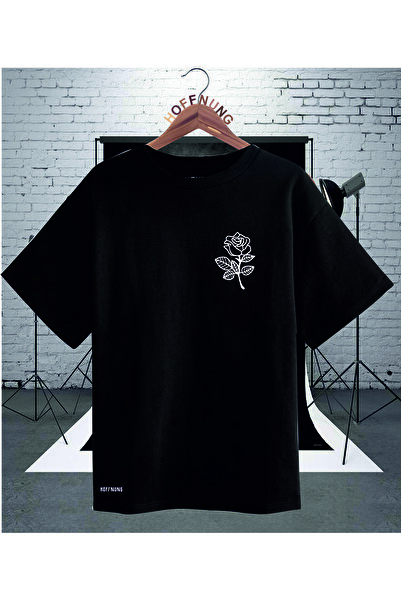 HOFFNUNG Μπλουζάκι Unisex Love Flower με τύπωμα