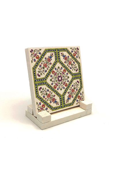 Sadrazam Настолен плот с италиански мотив и естествен камък 10x10 Kd-78