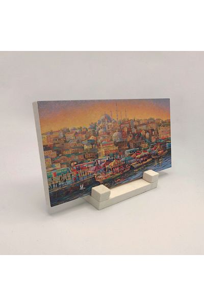 Sadrazam Настолен плот с печат от естествен камък Eminönü 10x20 Drt-9