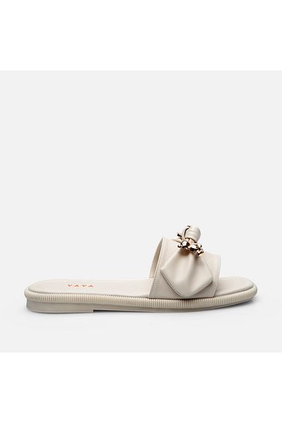 Yaya by Hotiç Beige Yaya Women's Slippers