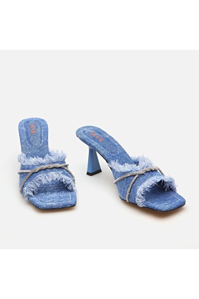 Yaya by Hotiç Papuci Blue Yaya pentru femei