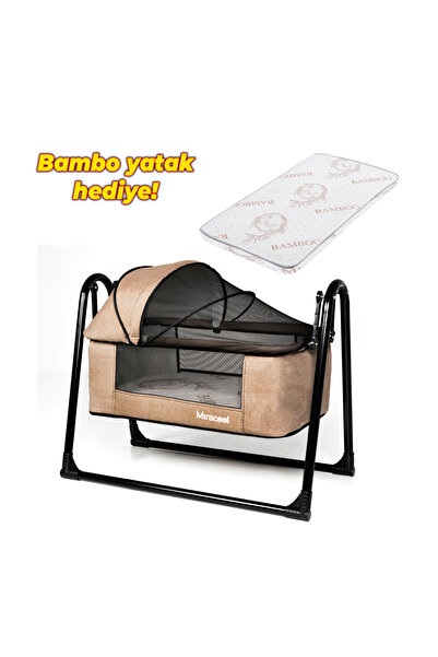miracool Loft Beşik Bambo Yatak Hediye