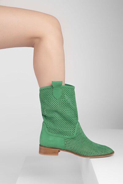 Tibu Ayakkabı Alex Kısa Yazlık Çizme - Çimen Yeşili